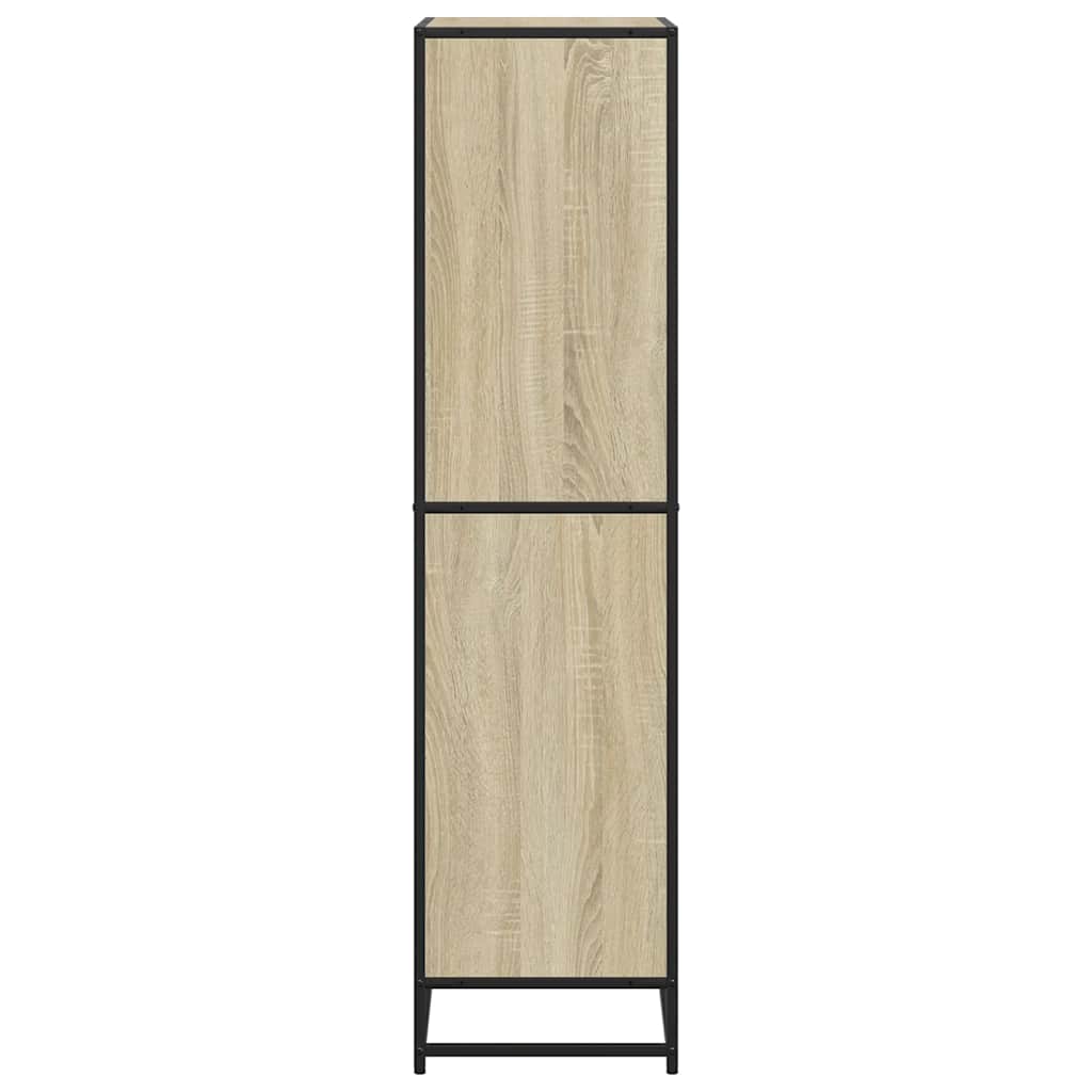 Polica za knjige sonoma hrast 60x35x139 cm konstruirano drvo