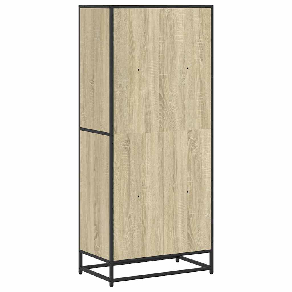 Polica za knjige sonoma hrast 60x35x139 cm konstruirano drvo
