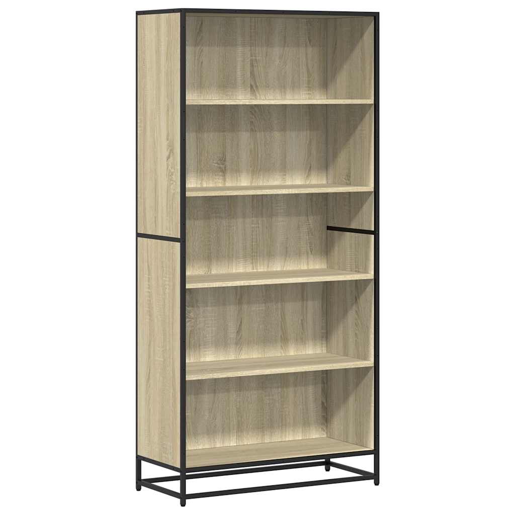 Polica za knjige sonoma hrast 80,5x35x170,5cm konstruirano drvo