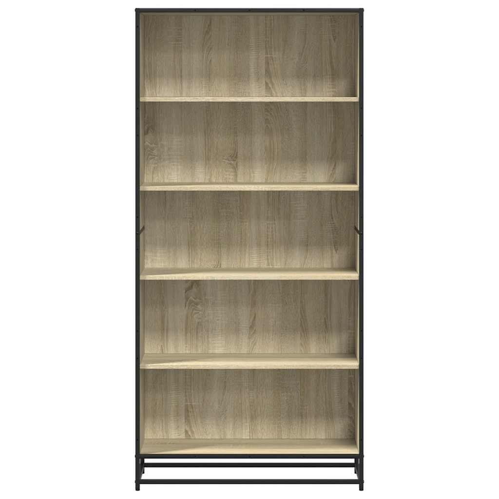 Polica za knjige sonoma hrast 80,5x35x170,5cm konstruirano drvo