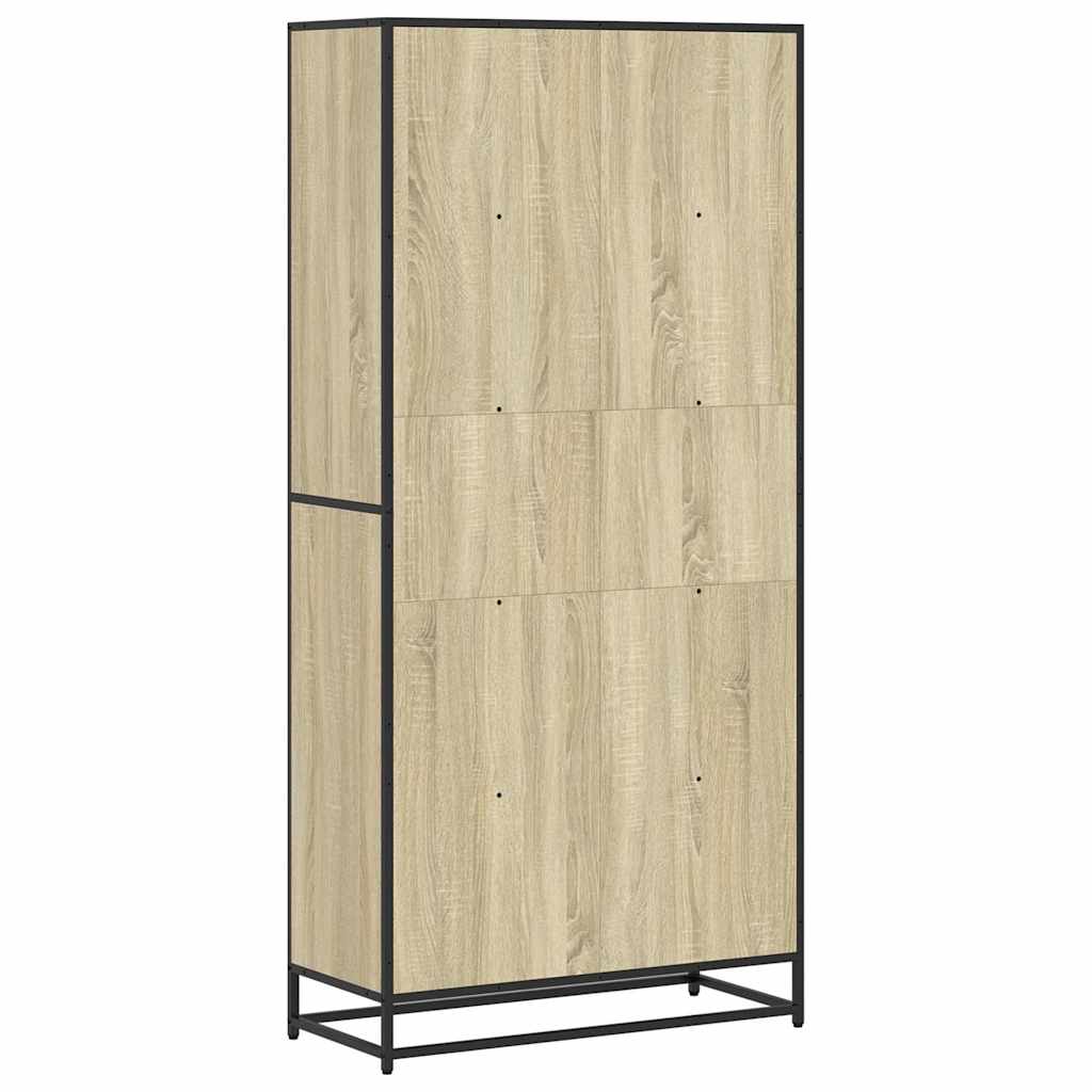 Polica za knjige sonoma hrast 80,5x35x170,5cm konstruirano drvo