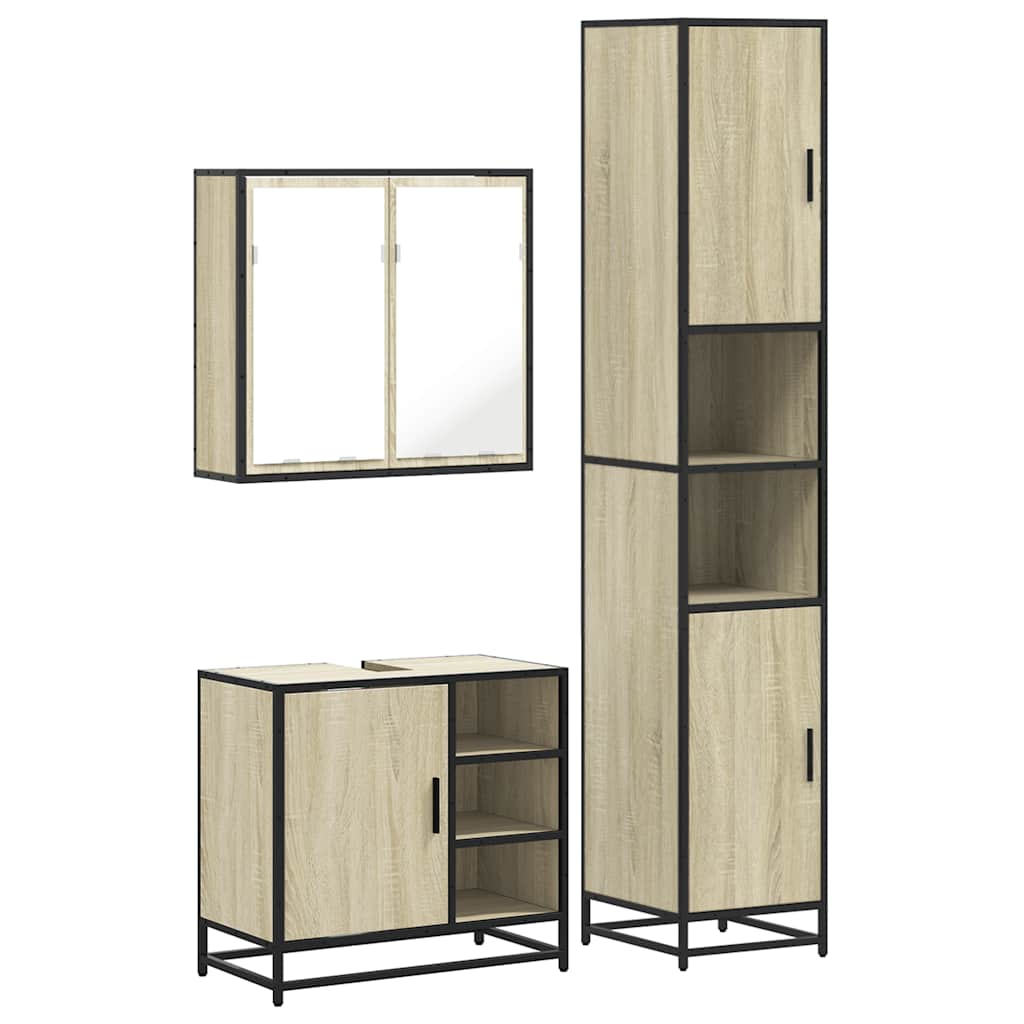 Set namještaja za kupaonicu 3 kom. 65 x 33 x 60 cm