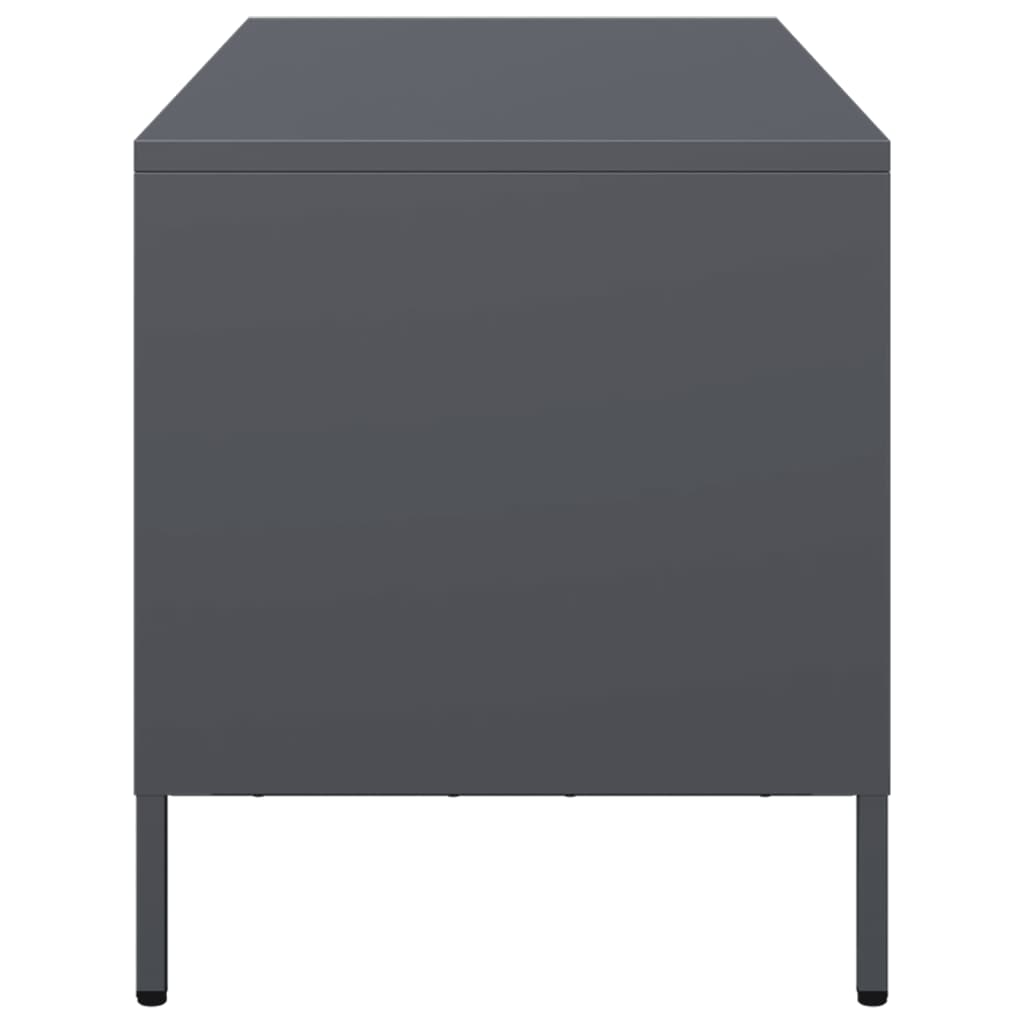 TV ormarić antracit 101,5 x 39 x 43,5 cm hladno valjani čelik