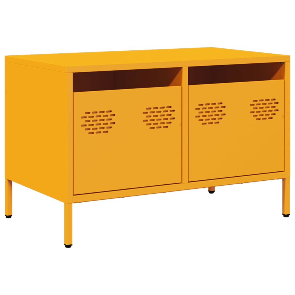 TV ormarić boja senfa 68x39x43,5 cm čelični