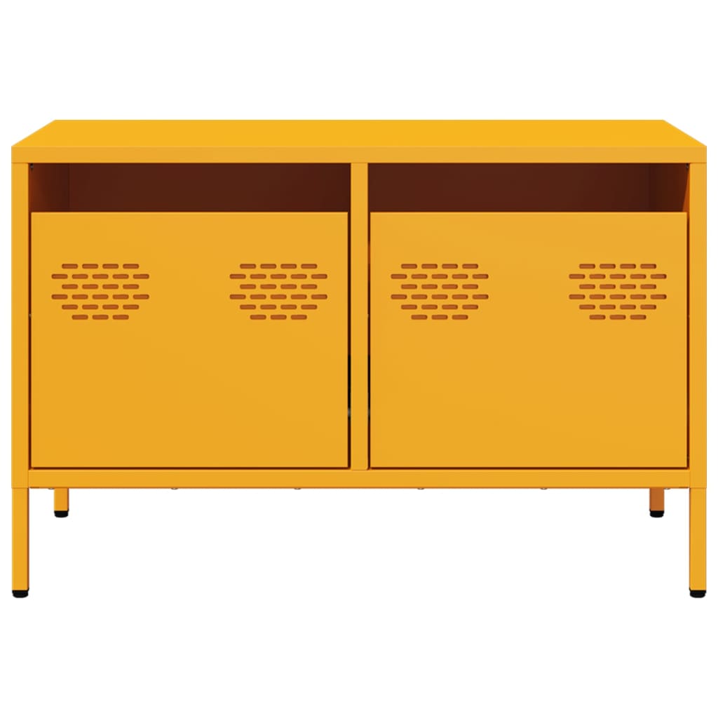TV ormarić boja senfa 68x39x43,5 cm čelični