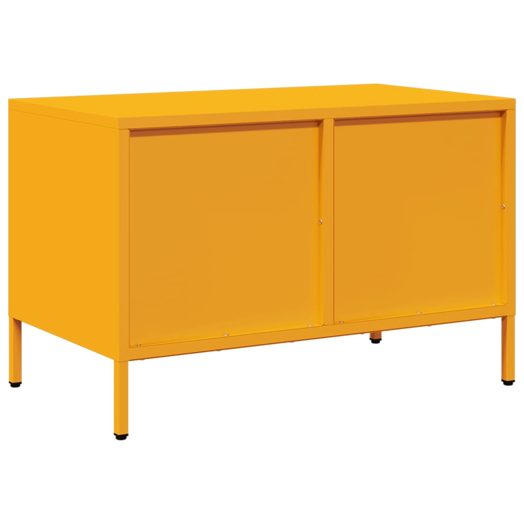 TV ormarić boja senfa 68x39x43,5 cm čelični