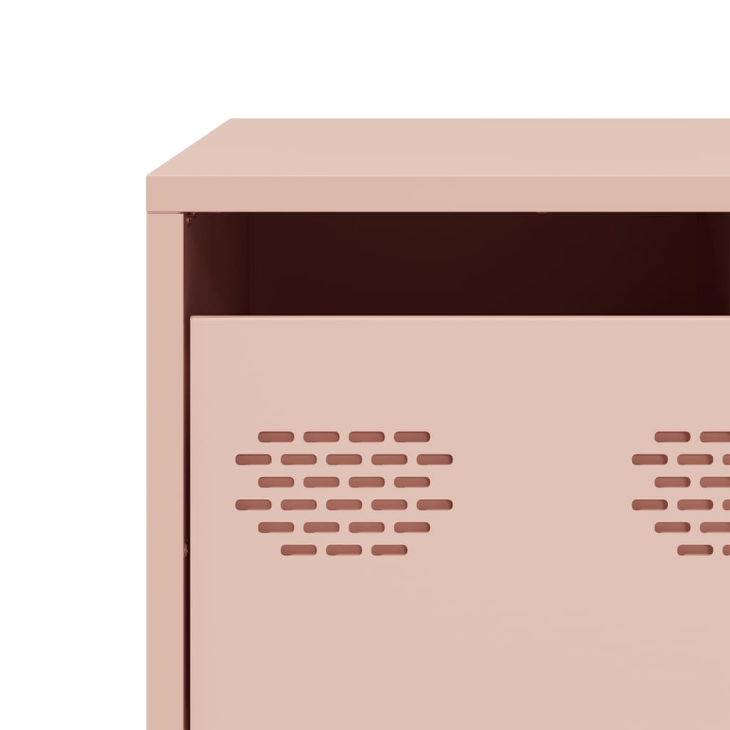 TV ormarić ružičasti 68x50x43,5 cm hladno valjani čelik