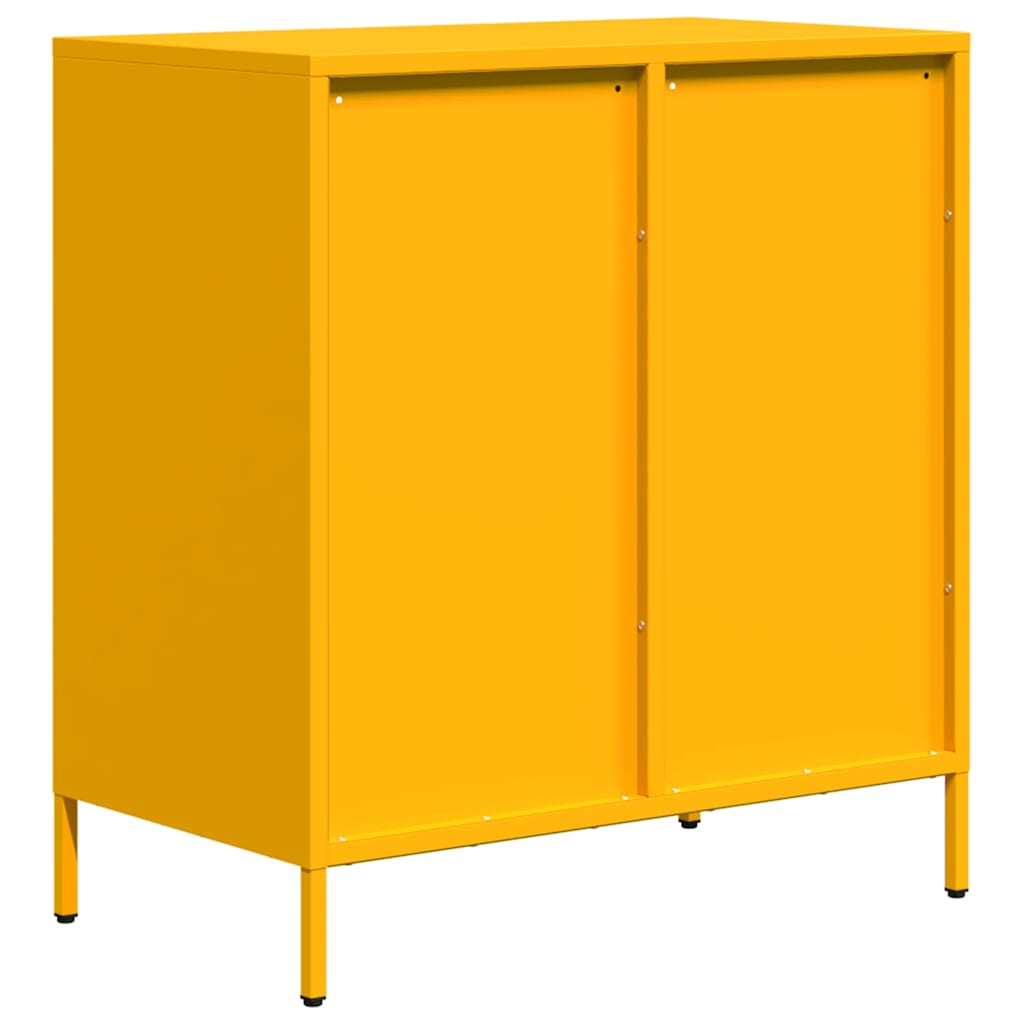 Komoda boja senfa 68x39x73,5 cm hladno valjanog čelika