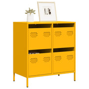 Komoda boja senfa 68x39x73,5 cm hladno valjanog čelika