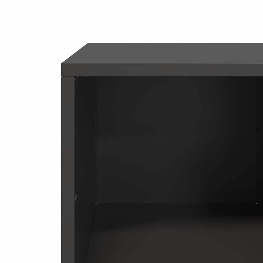 Stolić za kavu crni 101,5x50x43,5 cm od hladno valjanog čelika
