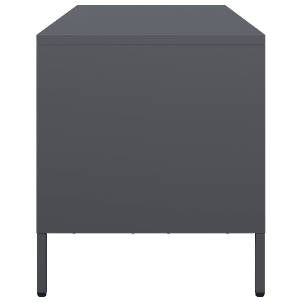 TV ormarić antracit 101,5 x 39 x 43,5 cm hladno valjani čelik