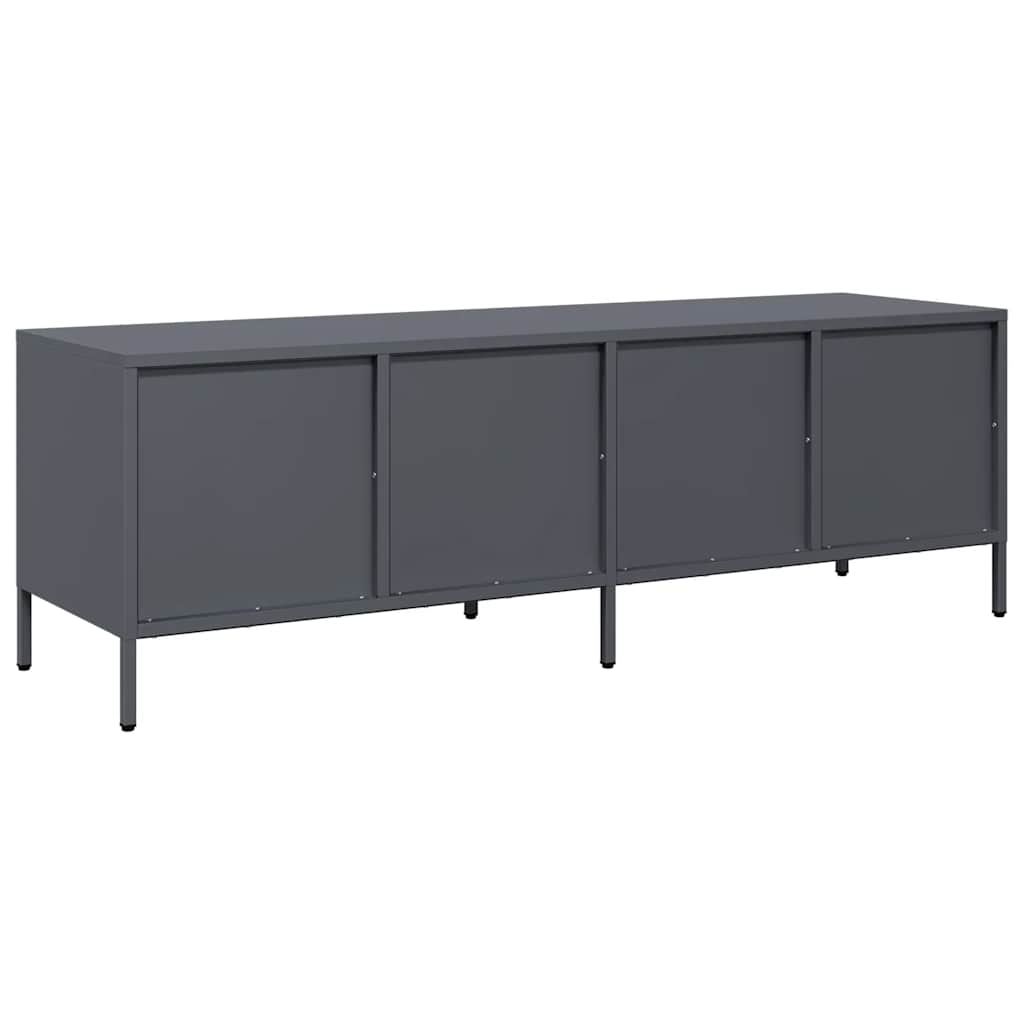 TV ormarić antracit 135 x 39 x 43,5 cm hladno valjani čelik