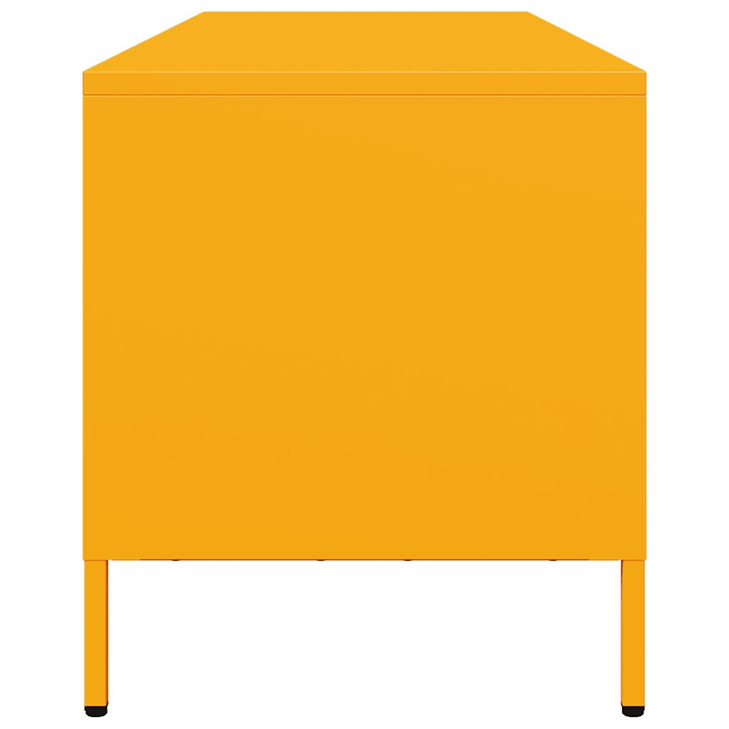TV ormarić boja senfa 135x39x43,5 cm čelični