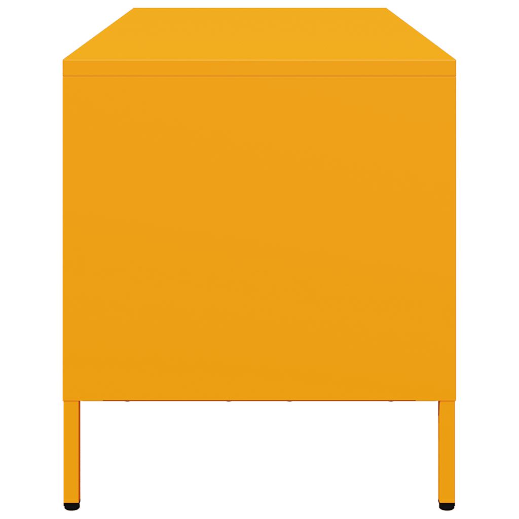 TV ormarić boja senfa 68x39x43,5 cm čelični