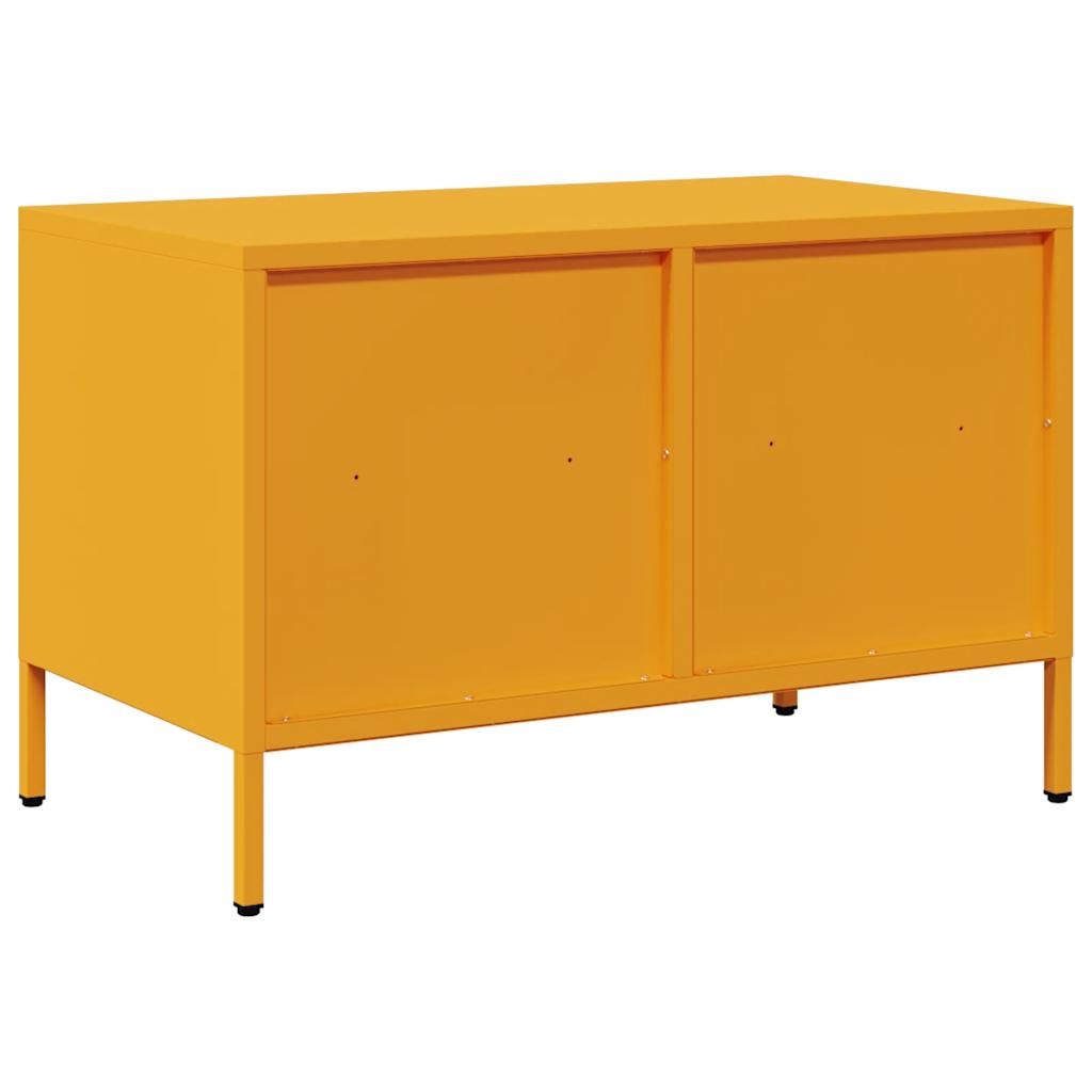 TV ormarić boja senfa 68x39x43,5 cm čelični
