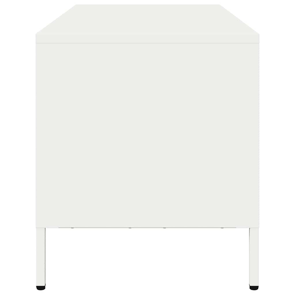 TV ormarić bijeli 68 x 39 x 43,5 cm hladno valjani čelik