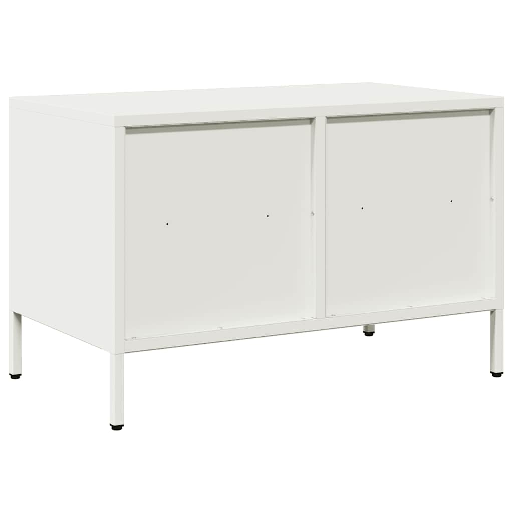 TV ormarić bijeli 68 x 39 x 43,5 cm hladno valjani čelik