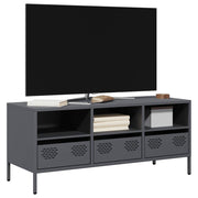 TV ormarić antracit 101,5 x 39 x 43,5 cm hladno valjani čelik