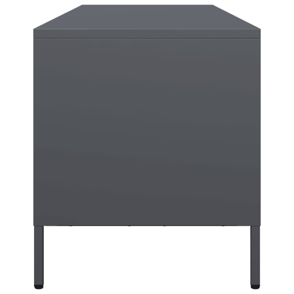 TV ormarić antracit 135 x 39 x 43,5 cm hladno valjani čelik