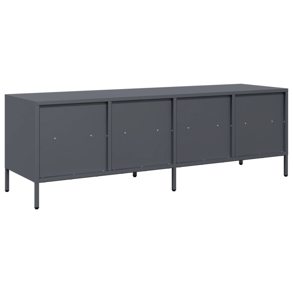 TV ormarić antracit 135 x 39 x 43,5 cm hladno valjani čelik