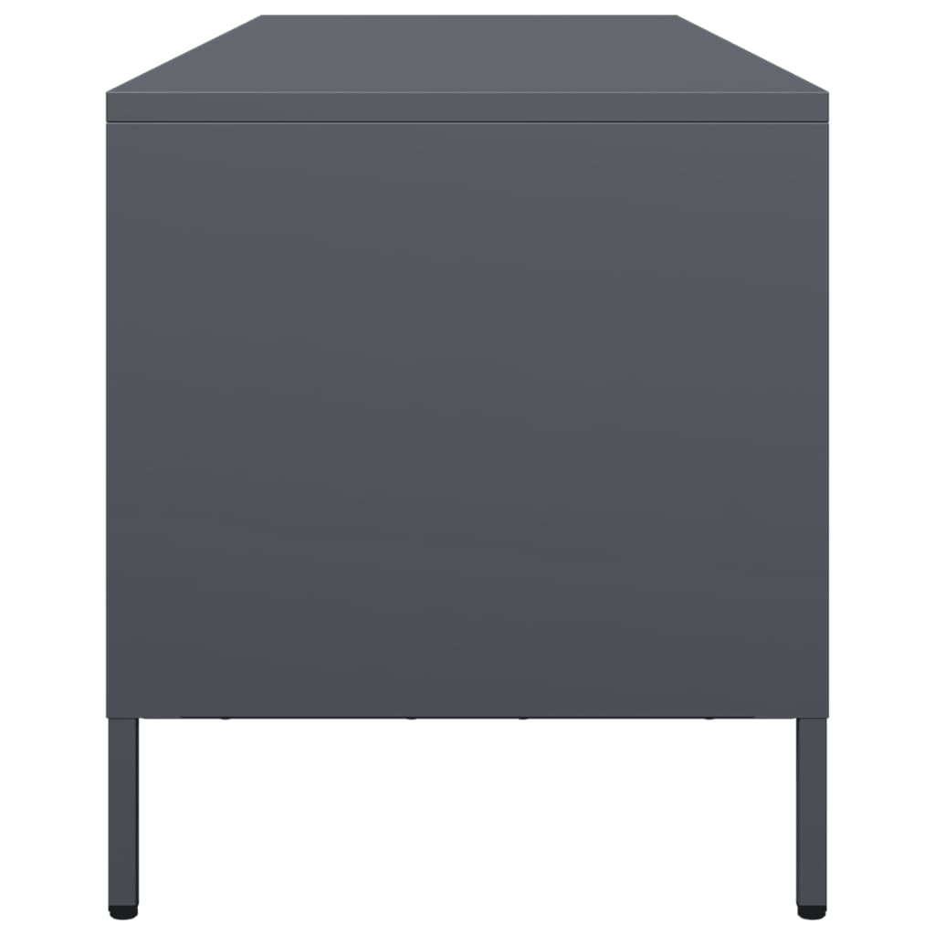TV ormarić antracit 135 x 39 x 43,5 cm hladno valjani čelik
