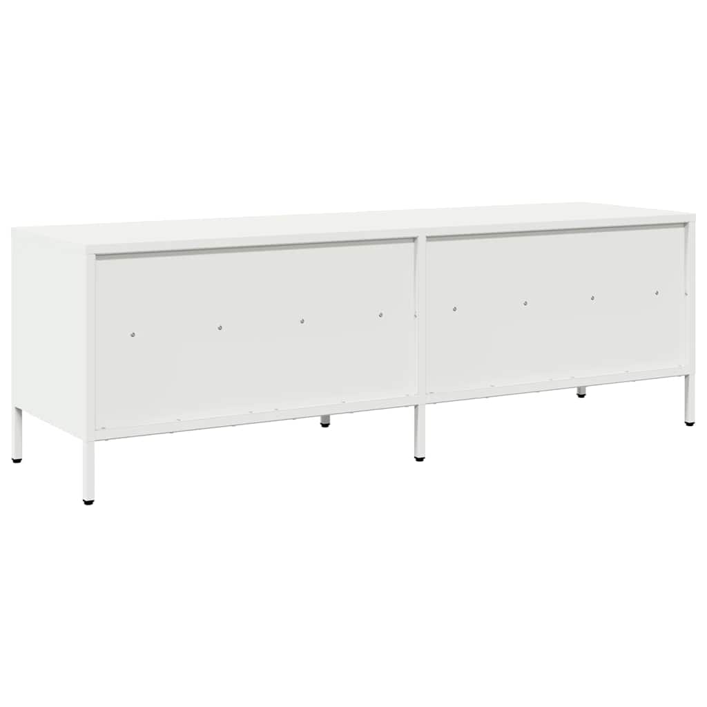 TV ormarić bijeli 135x39x43,5 cm hladno valjani čelik