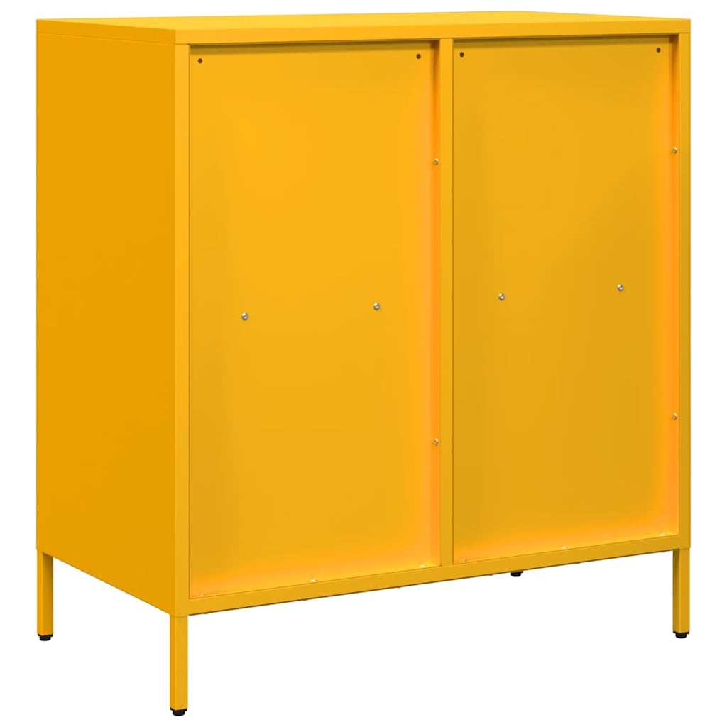 Komoda boja senfa 68x39x73,5 cm hladno valjanog čelika