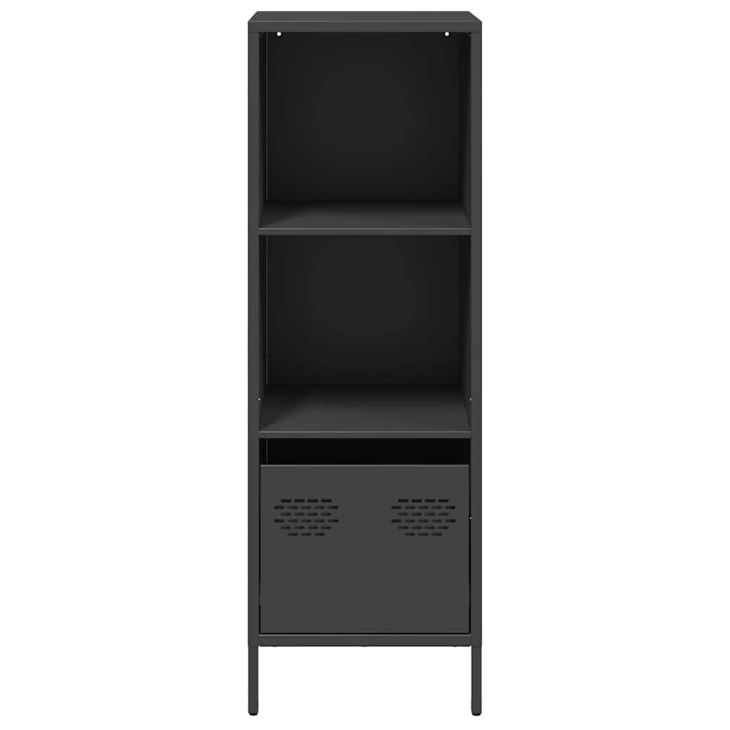 Visoka komoda crna 35x39x103,5 cm od čelika
