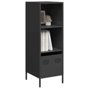Visoka komoda crna 35x39x103,5 cm od čelika