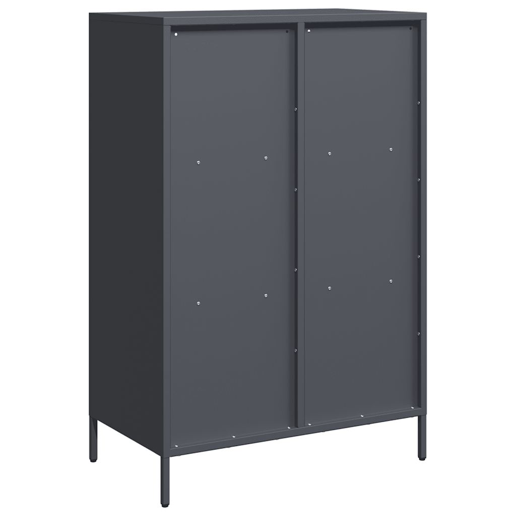 Visoka komoda antracit 68x39x103,5 cm od čelika