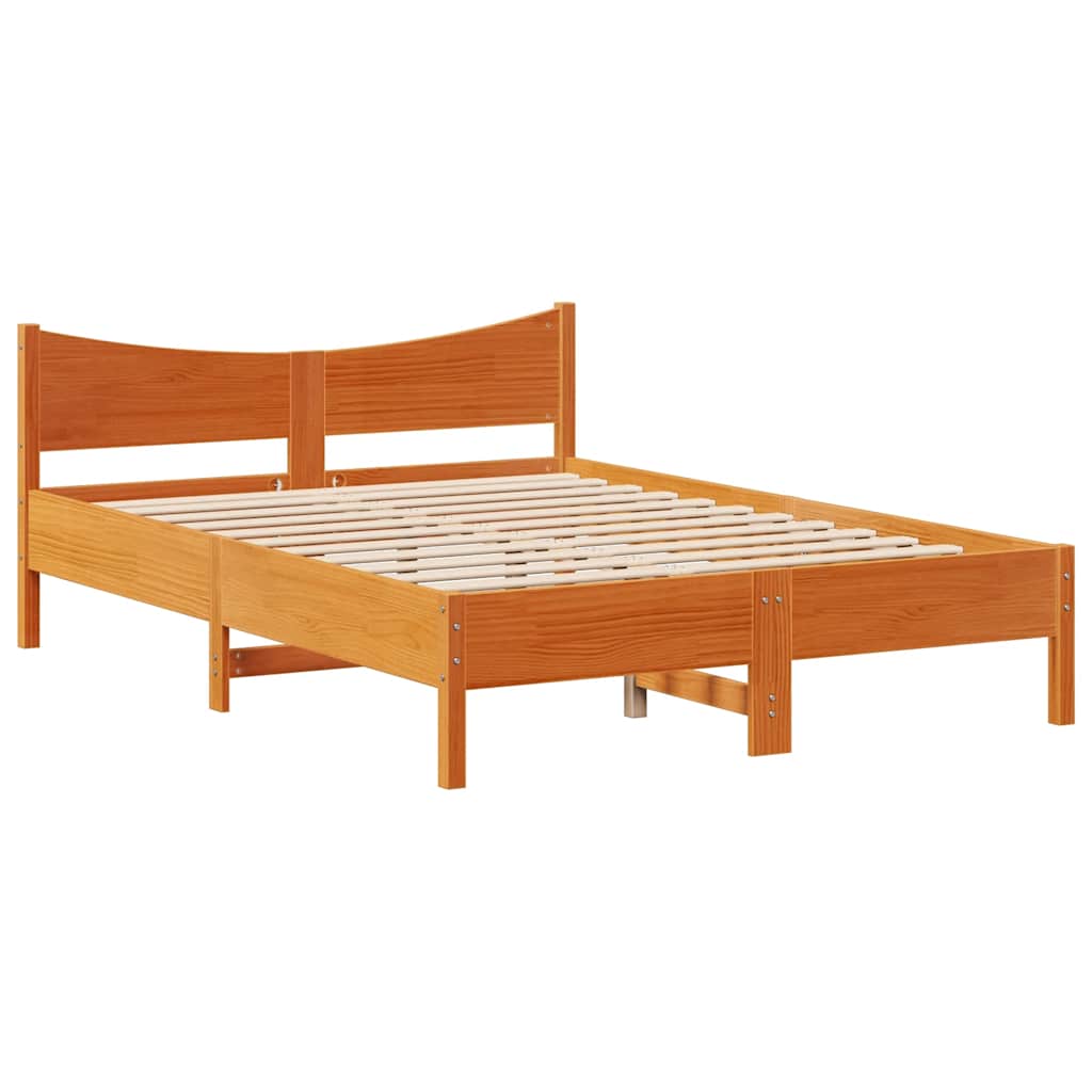 Okvir kreveta s ladicama 120 x 200 cm od masivne borovine