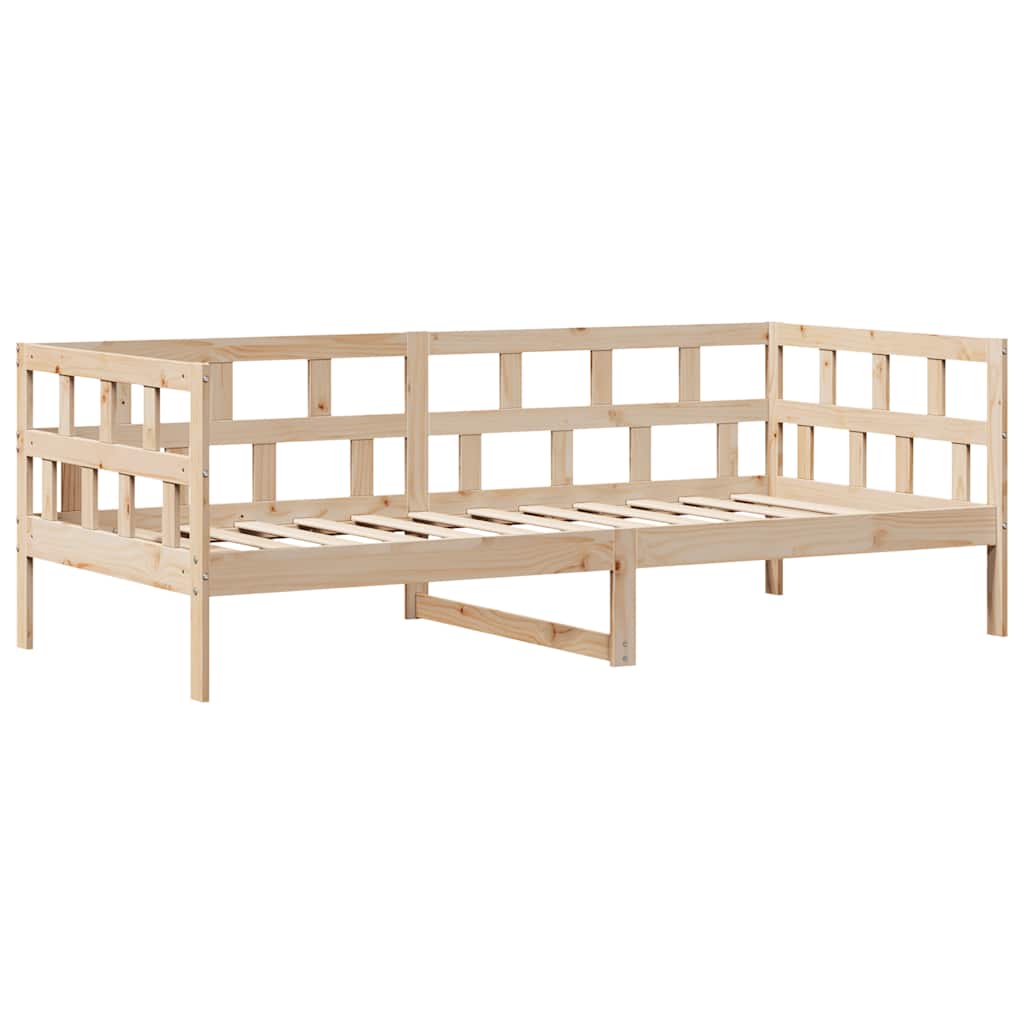 Dnevni krevet s ladicama bez madraca 90 x 190 cm masivno drvo