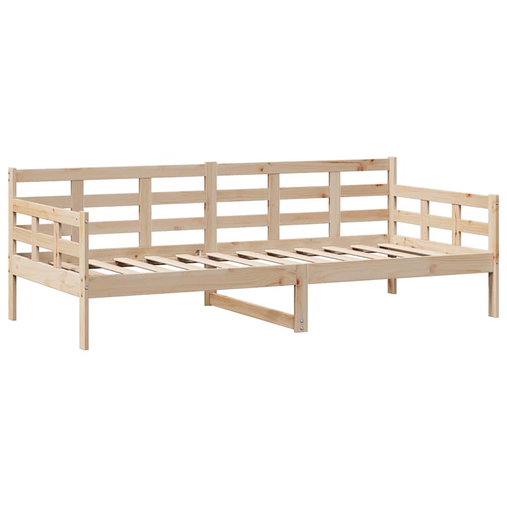 Dnevni krevet s ladicama bez madraca 90x200 cm masivno drvo