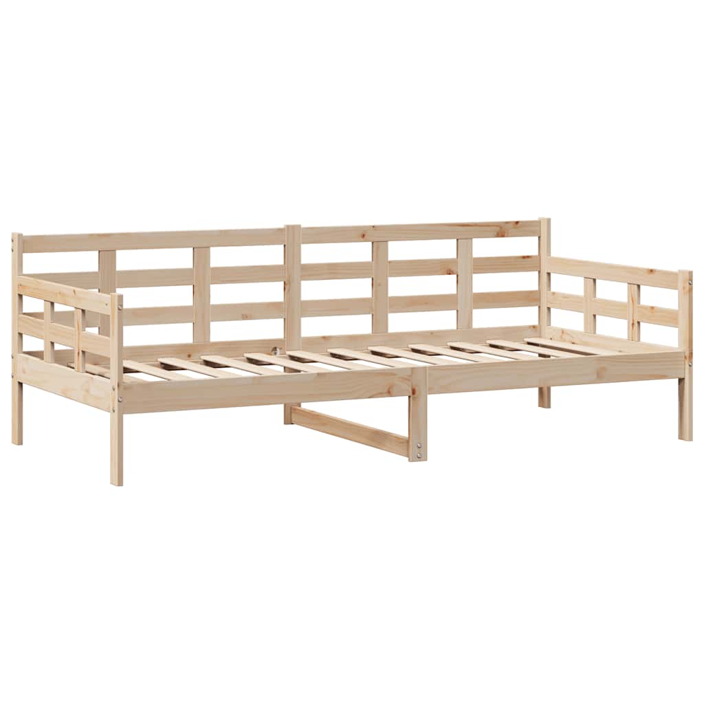 Dnevni krevet s ladicama bez madraca 90 x 190 cm masivno drvo