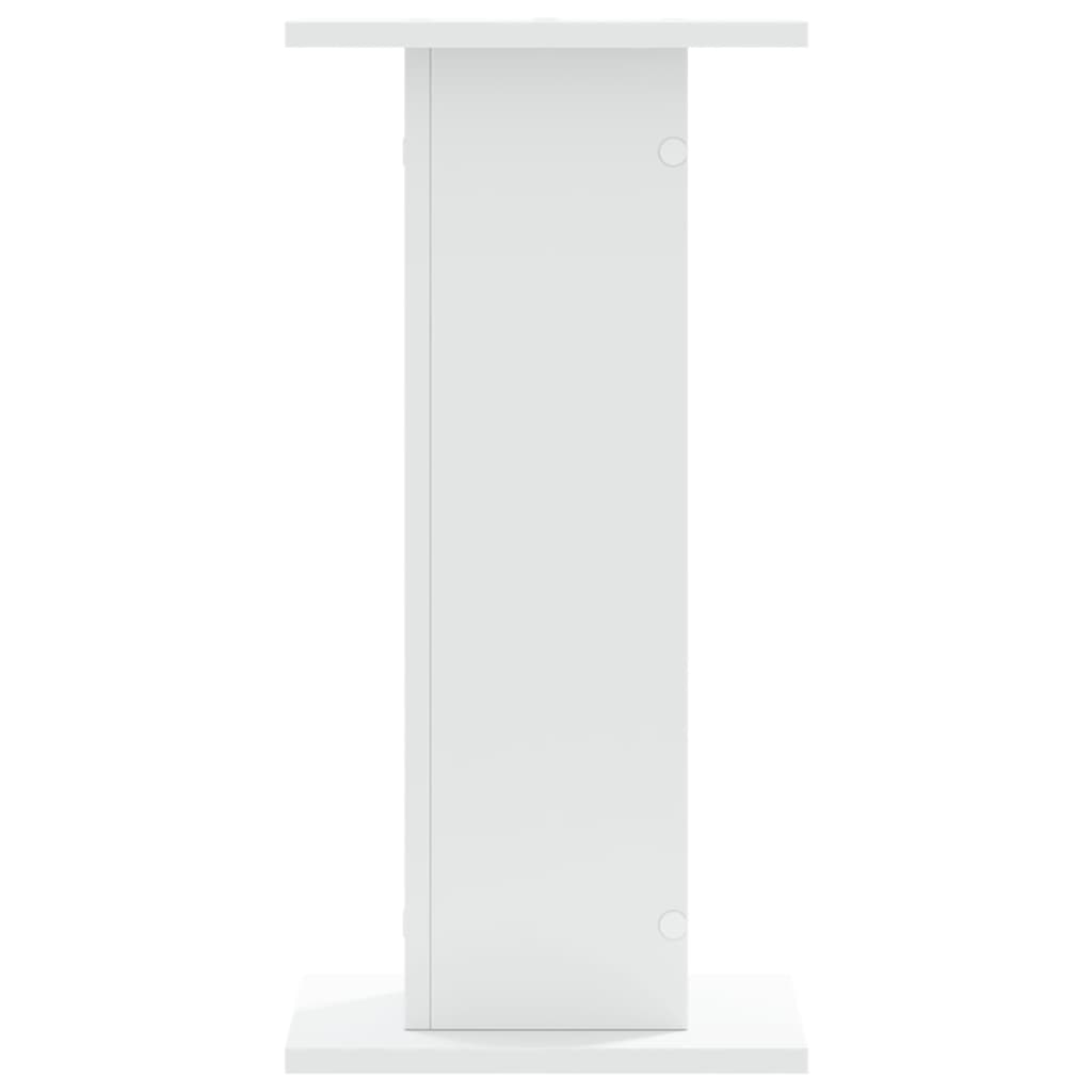 Stalci za zvučnike 2 kom bijeli 30x30x60 cm konstruirano drvo