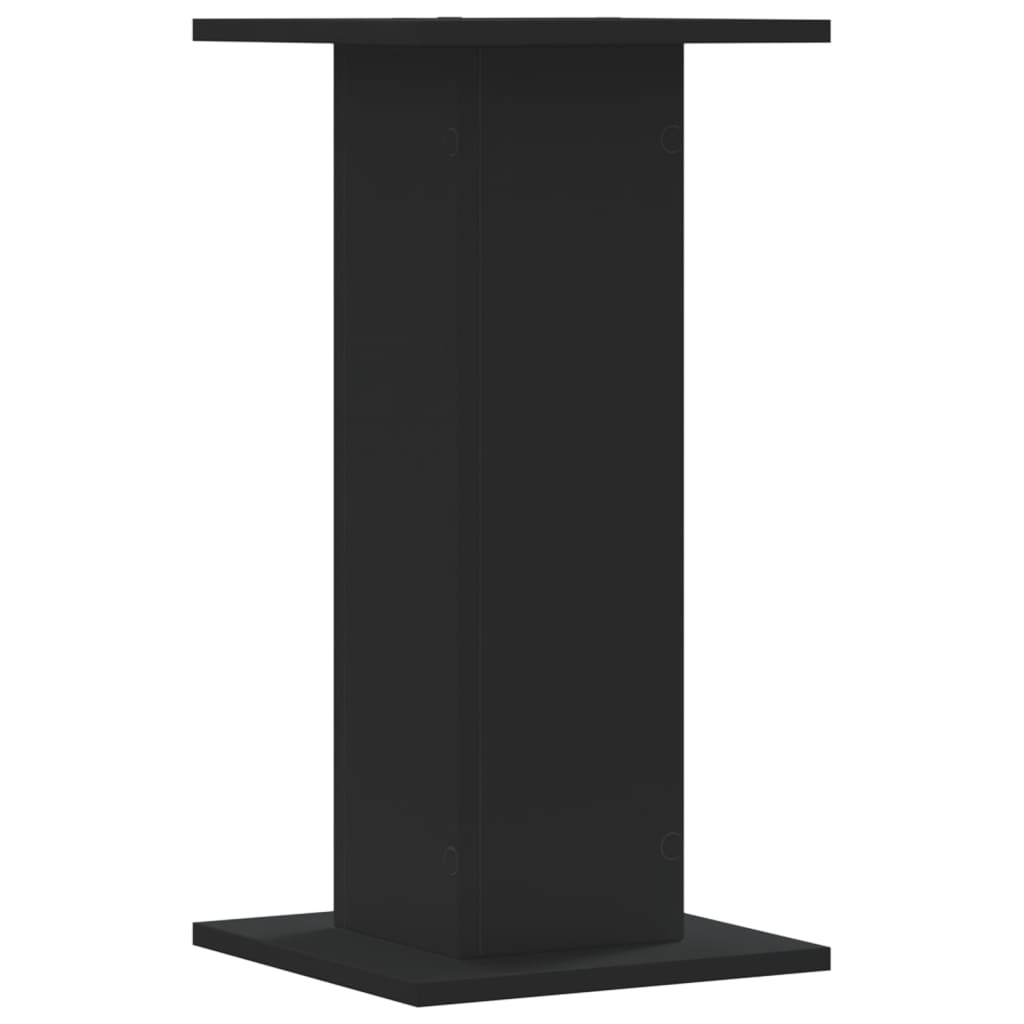 Stalci za zvučnike 2 kom crni 30 x 30 x 60 cm konstruirano drvo