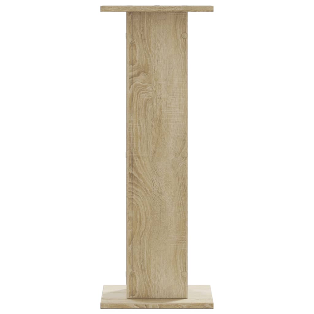 Stalci za zvučnike 2 kom boja hrasta sonome 30x30x80 cm drveni