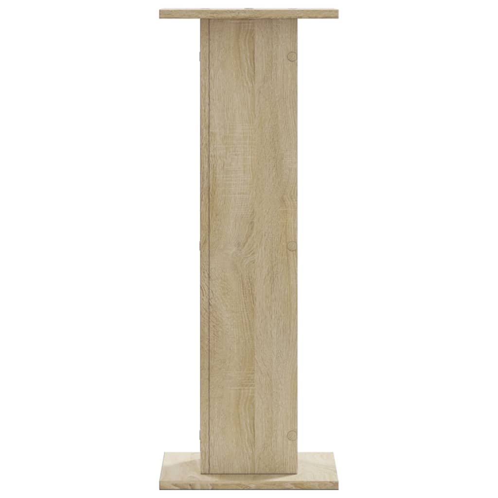 Stalci za zvučnike 2 kom boja hrasta sonome 30x30x80 cm drveni