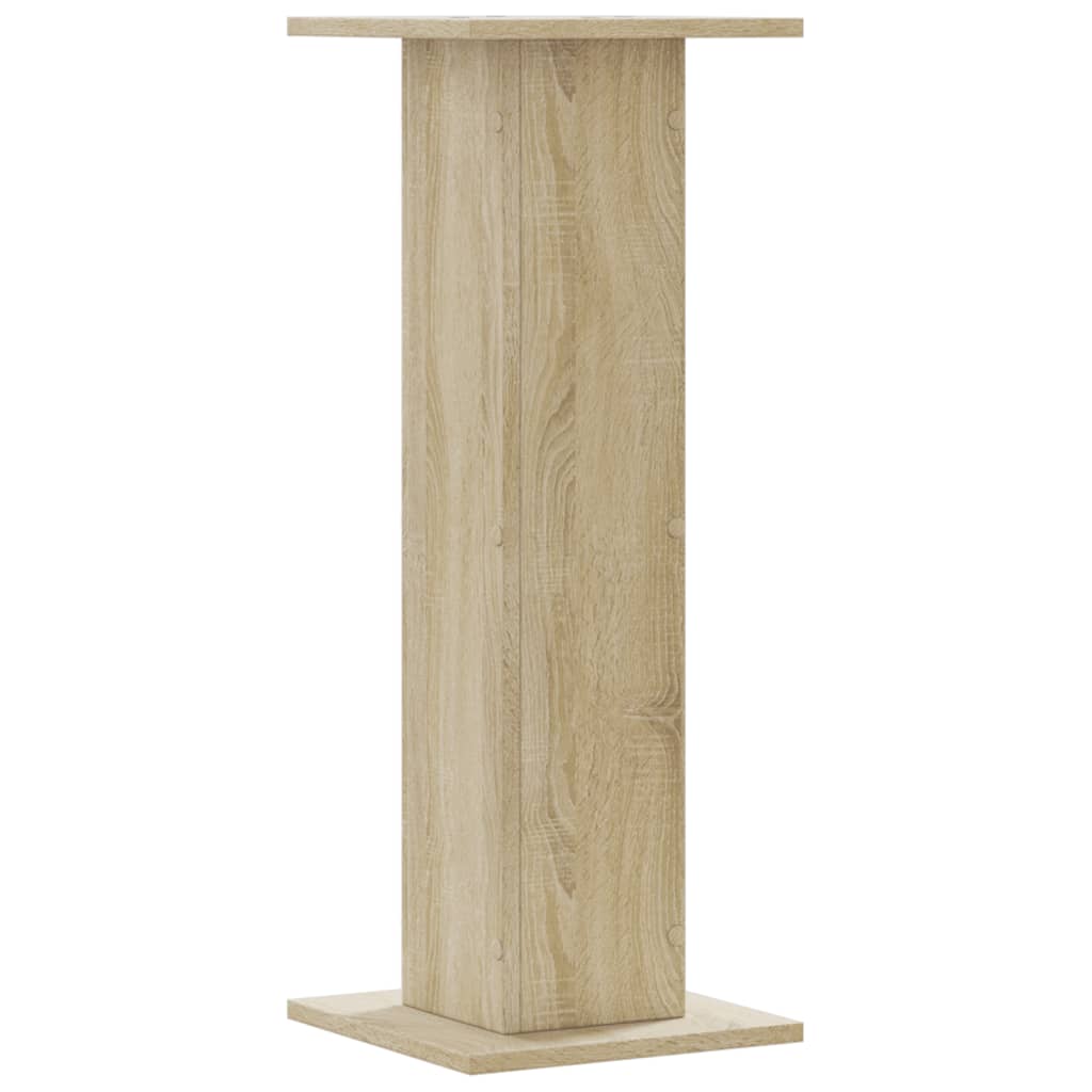 Stalci za zvučnike 2 kom boja hrasta sonome 30x30x80 cm drveni