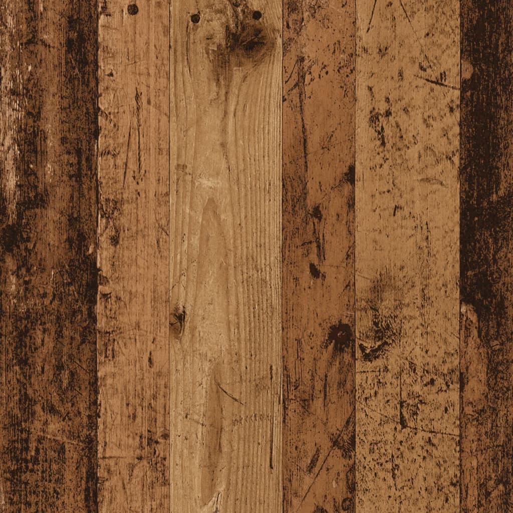 Pokrov za radijator boja staro drvo 175x20x82cm drveni