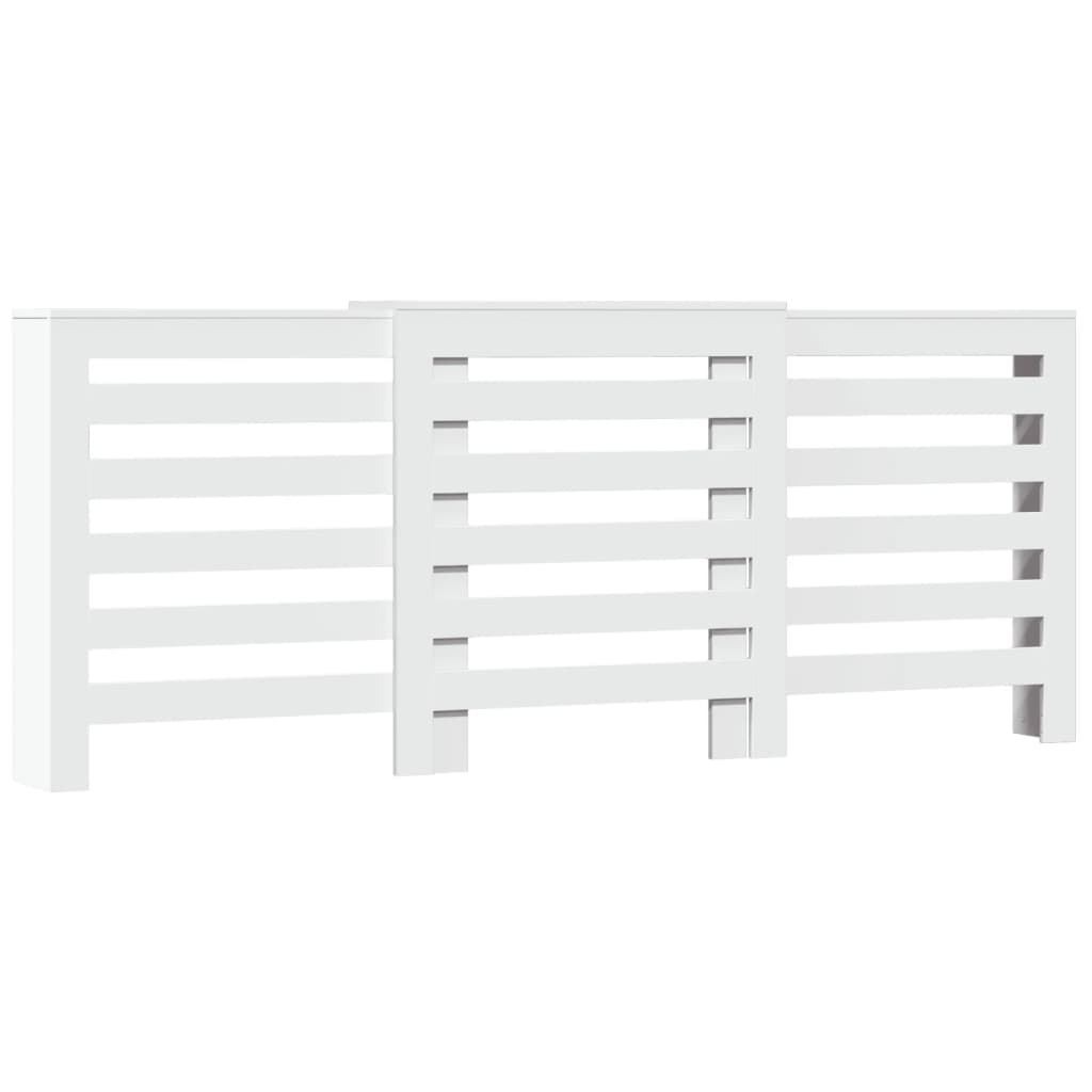 Pokrov za radijator bijeli 205x21,5x83,5 cm konstruirano drvo