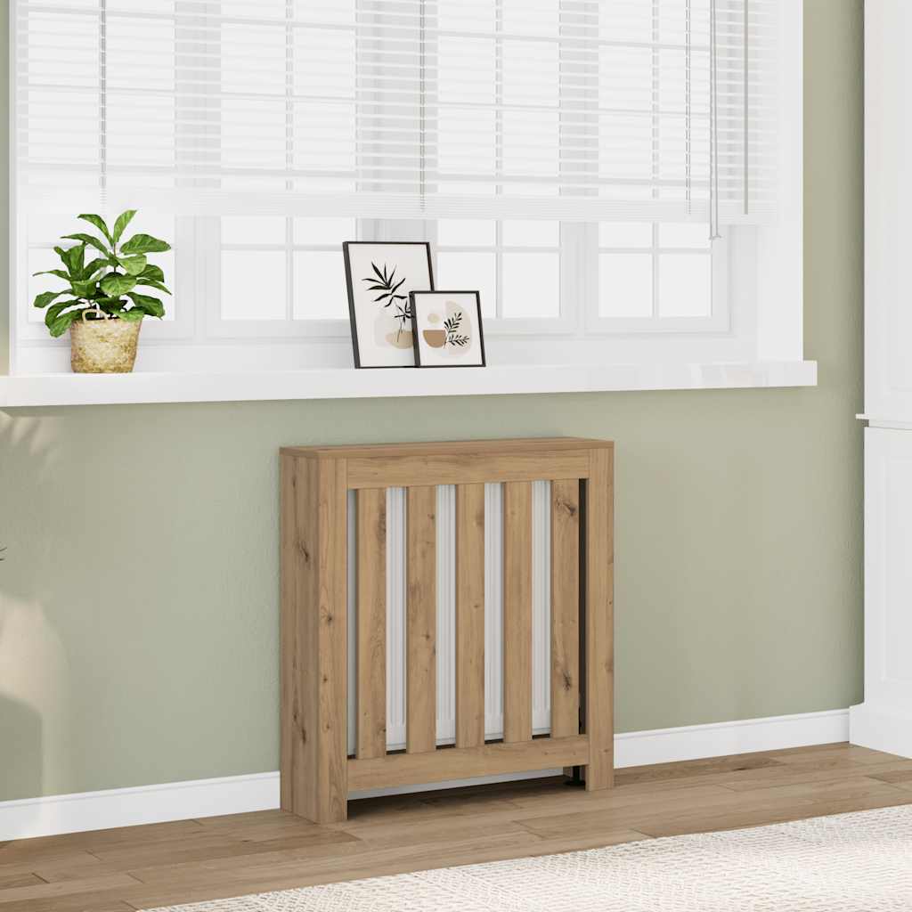 Pokrov za radijator boja artisian hrast 78x20x82 cm drveni