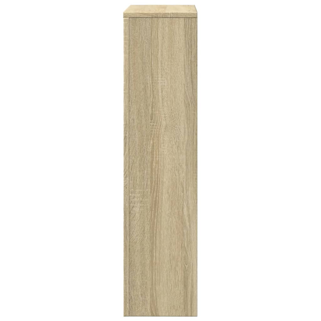 Pokrov za radijator hrasta sonome 104x20x82cm konstruirano drvo