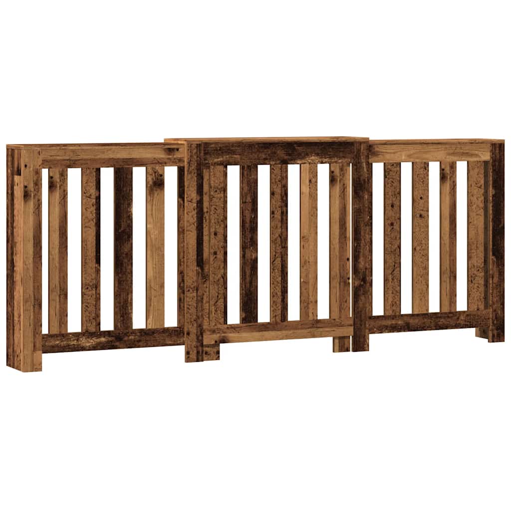 Pokrov za radijator boja staro drvo 205x21,5x83,5 cm drveni