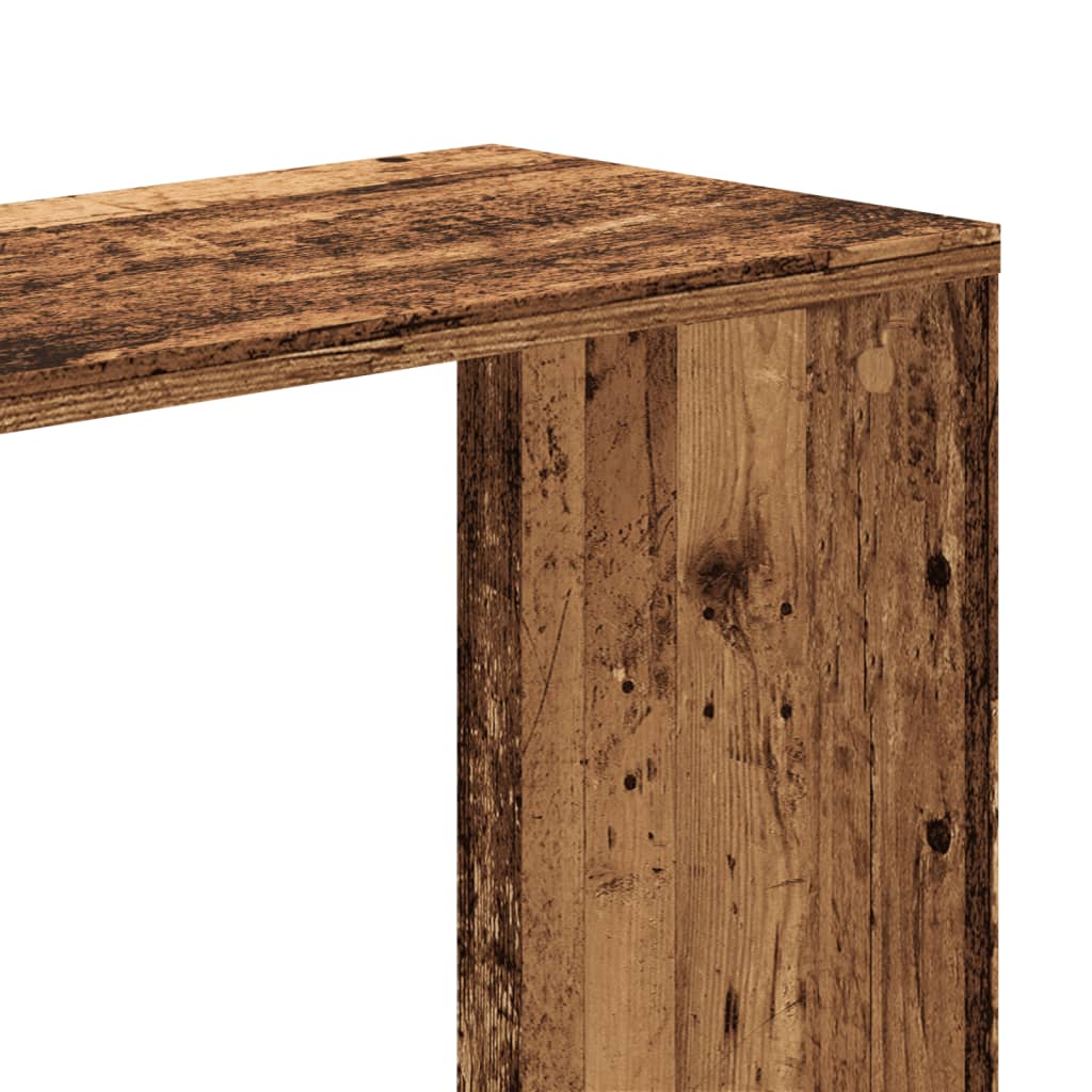 Regal za knjige 5 razina boja staro drvo 80,5x23,5x162,5 drveni