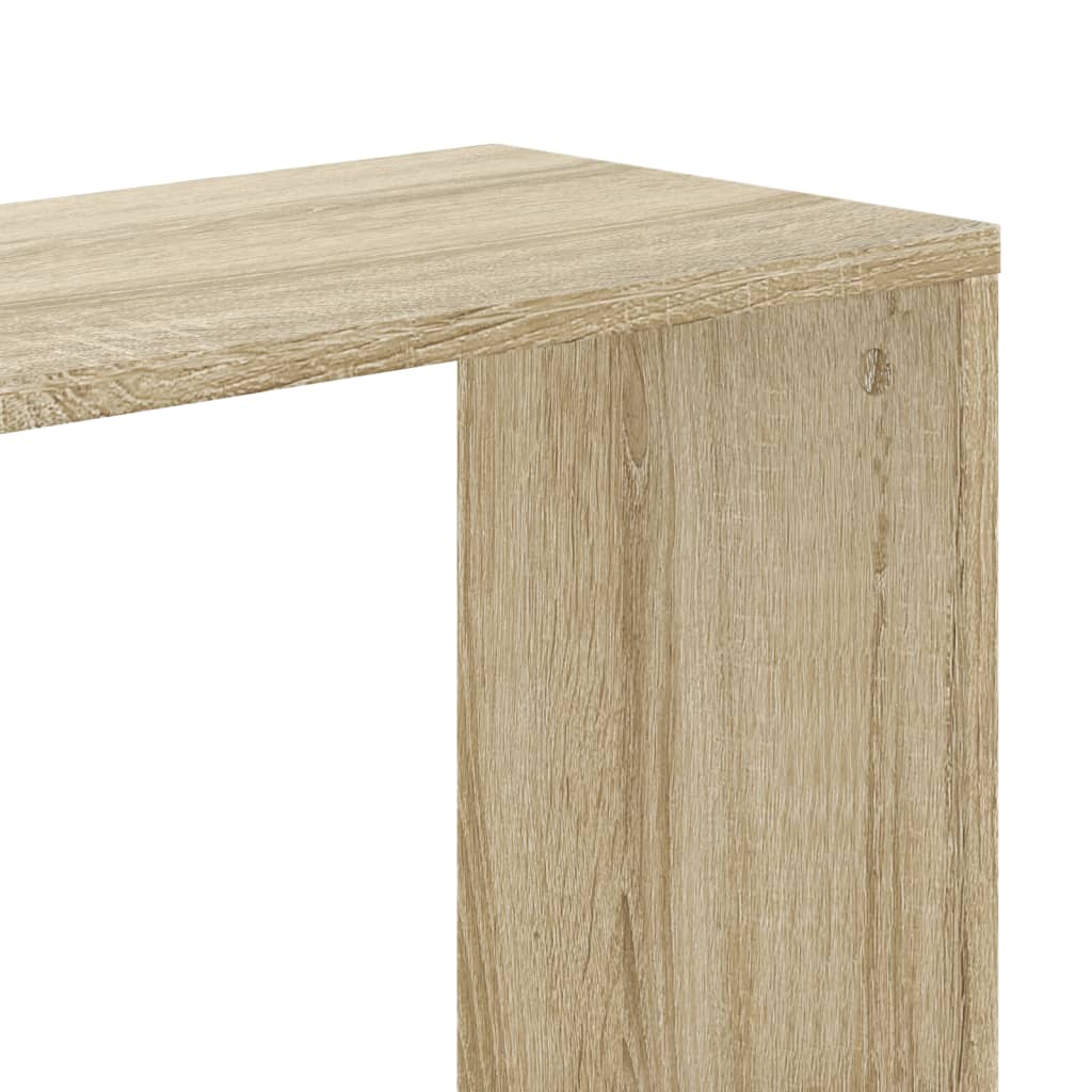Regal za knjige s 5 razina boja hrasta 45x23,5x162,5 cm drveni