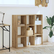 Regal za knjige boja artisian hrast 102x32x102 cm drveni