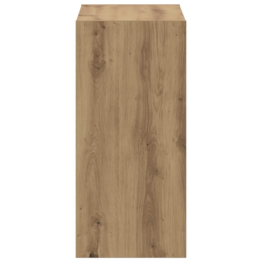 Regal za knjige boja artisian hrast 68,5x32x68,5 cm drveni