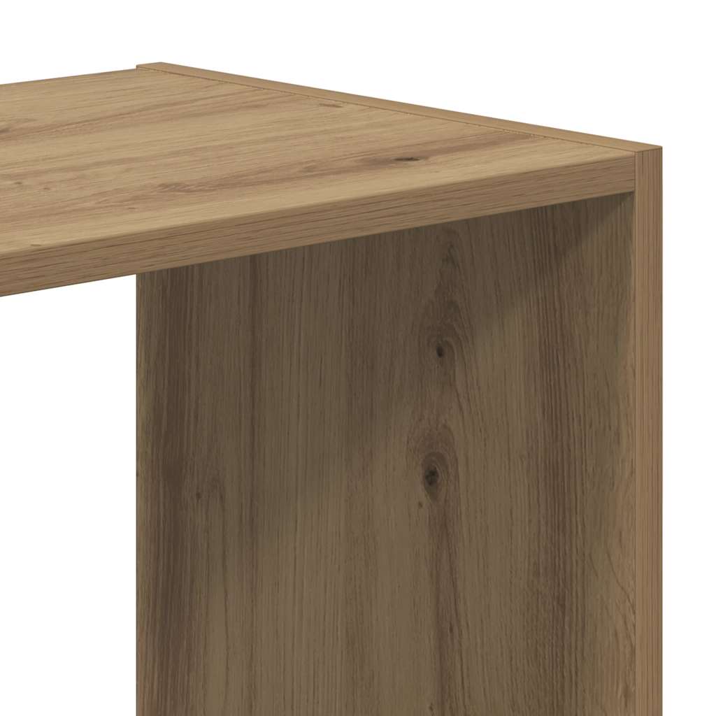 Regal za knjige boja artisian hrast 68,5x32x68,5 cm drveni