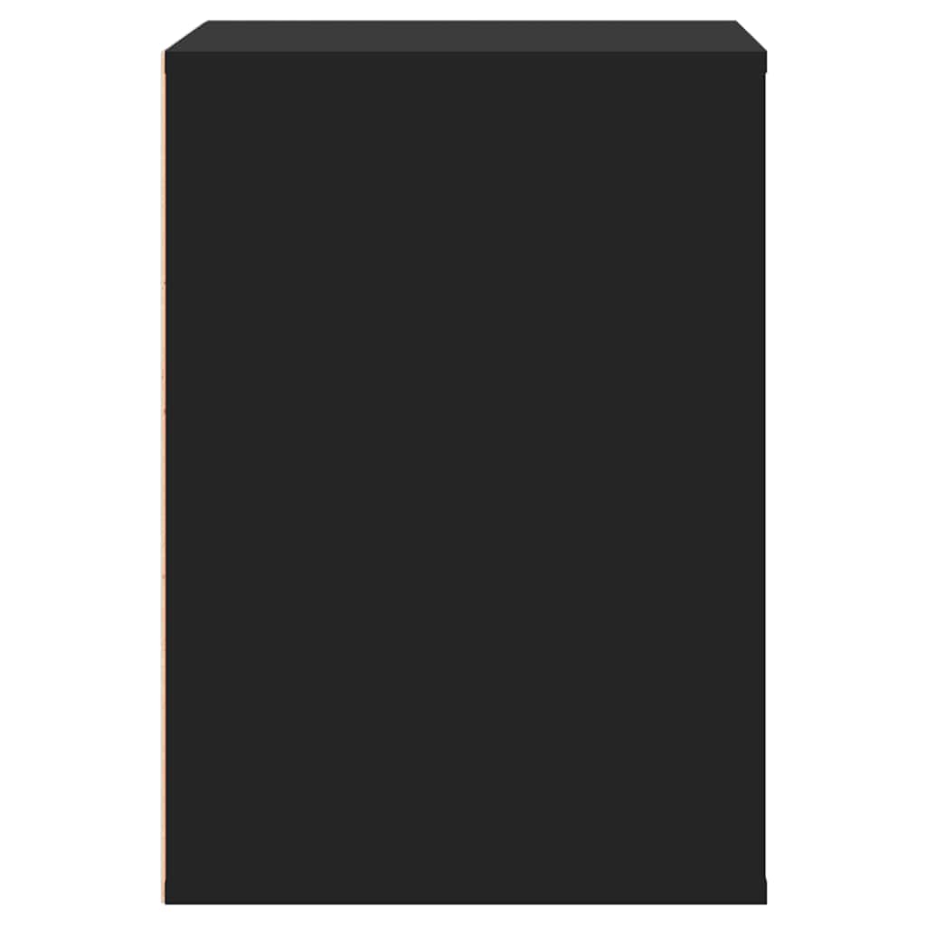 Kutna komoda s ladicama crna 60x41x58 cm od konstruiranog drva